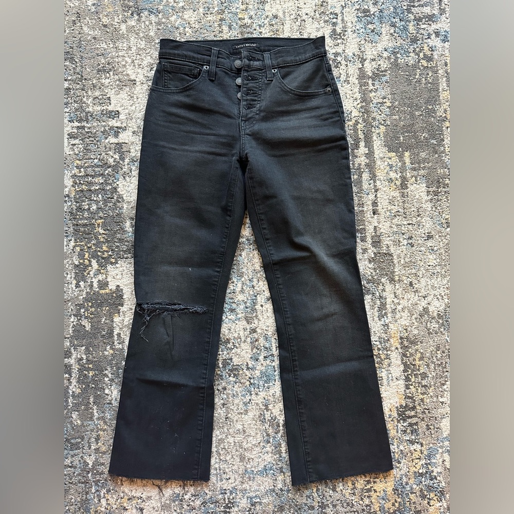 Lucky Brand Ankle Black Bootcut Jeans